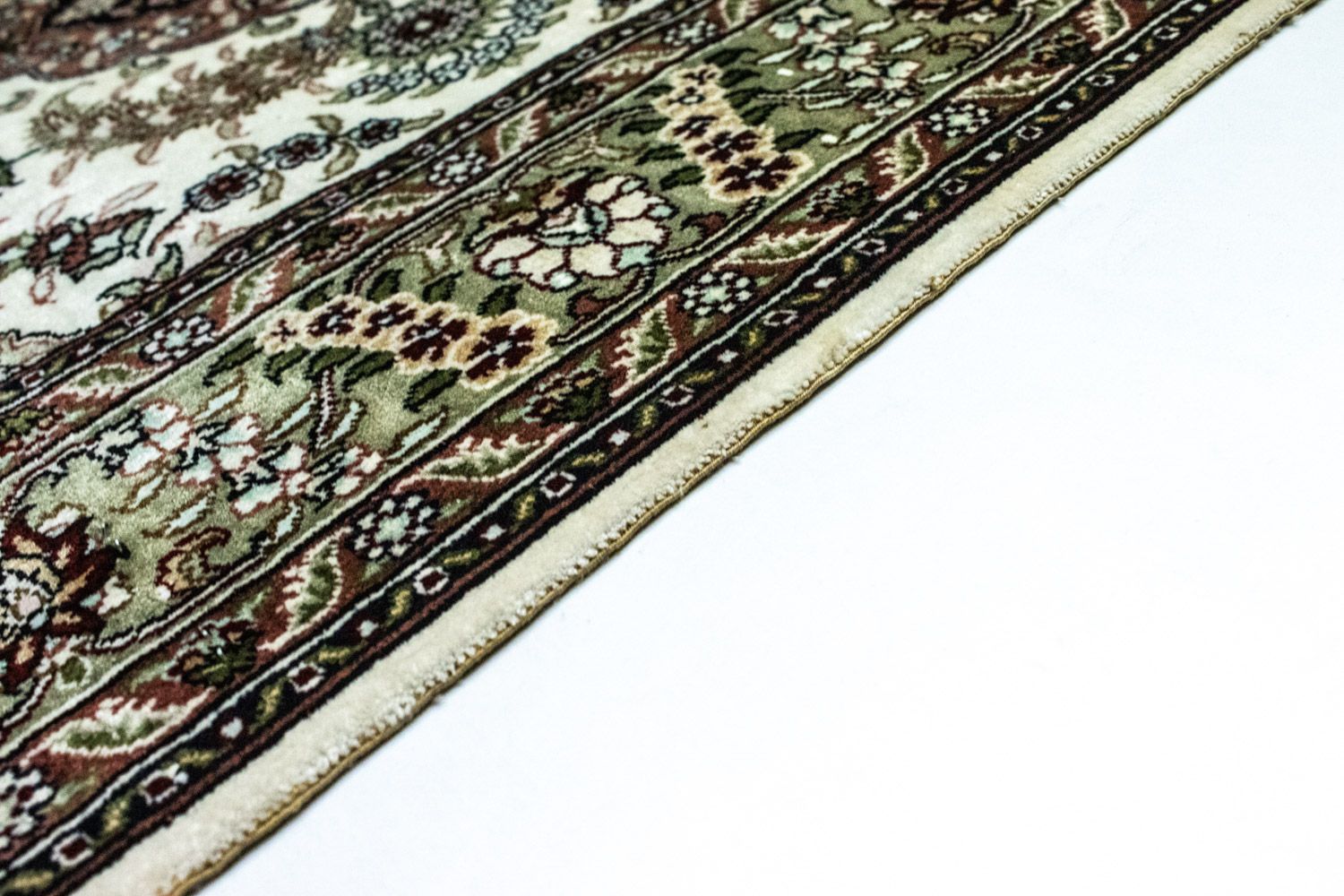 Alfombra de pasillo Alfombra oriental - Hereke - 305 x 76 cm - beige