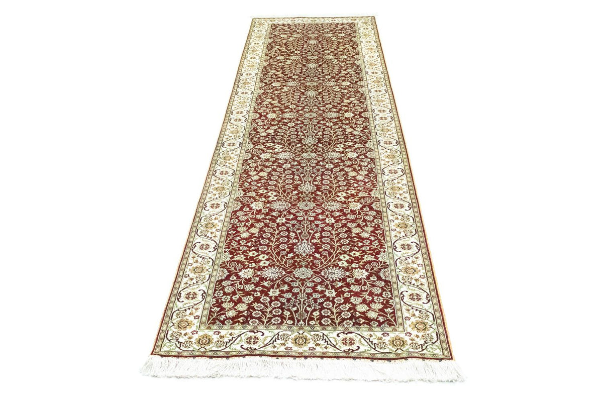 Alfombra de pasillo Alfombra oriental - Hereke - 300 x 78 cm - rojo