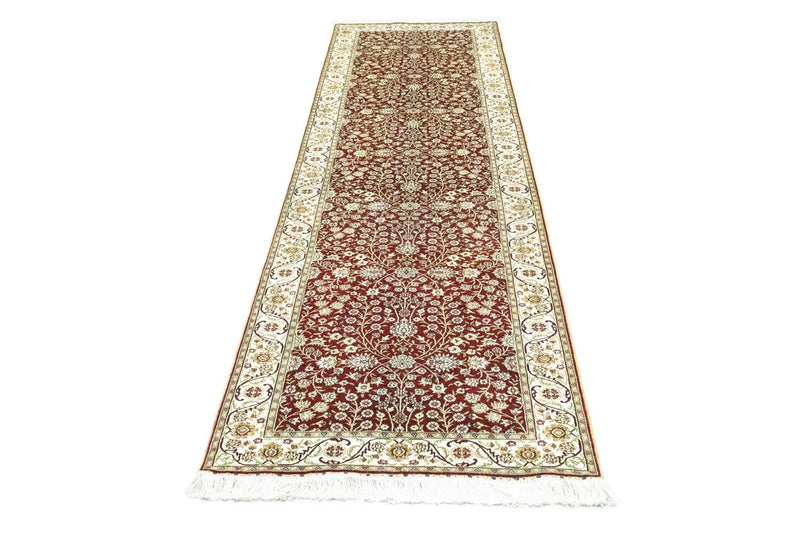 Alfombra de pasillo Alfombra oriental - Hereke - 300 x 78 cm - rojo