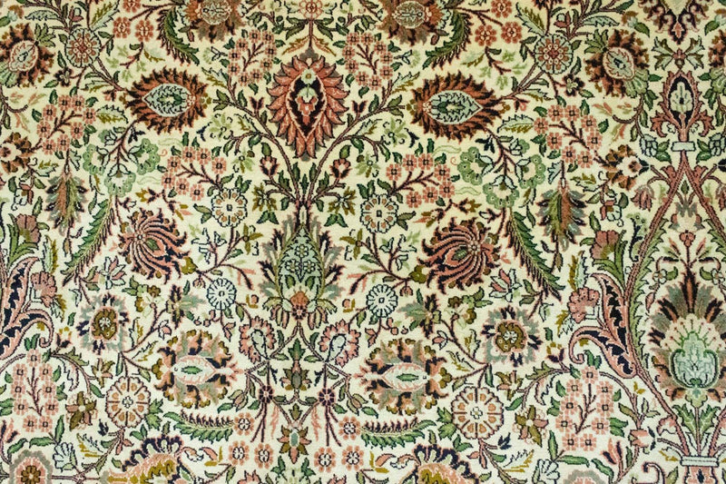 Alfombra de seda - Seda de Cachemira - 316 x 211 cm - beige