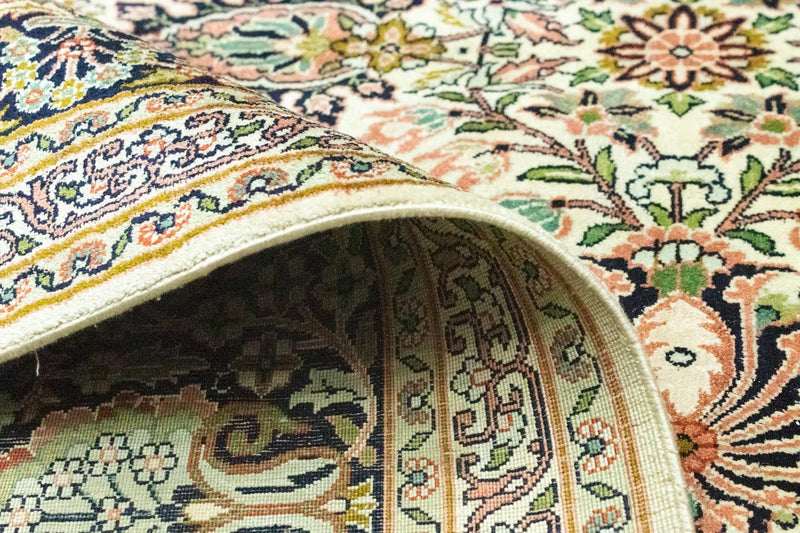 Alfombra de seda - Seda de Cachemira - 316 x 211 cm - beige