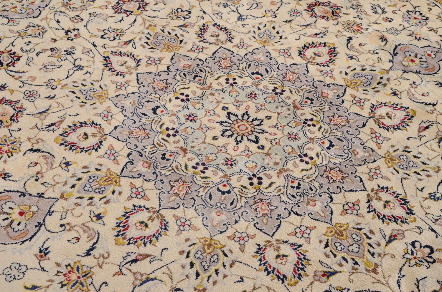 Alfombra persa - Keshan - 351 x 253 cm - beige