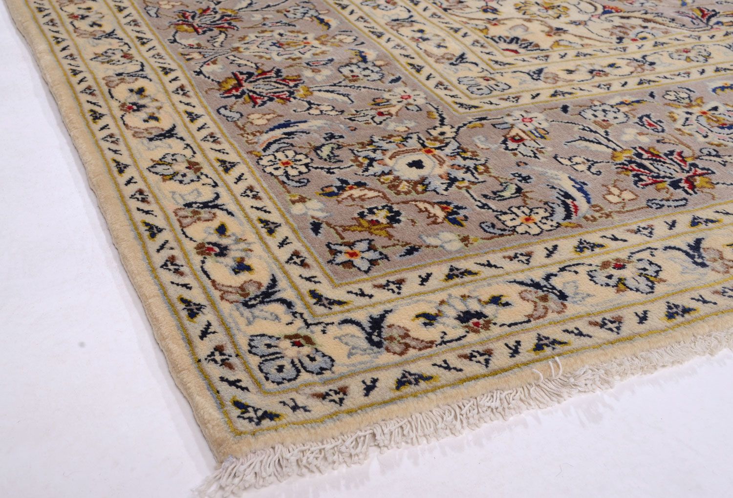 Alfombra persa - Keshan - 351 x 253 cm - beige