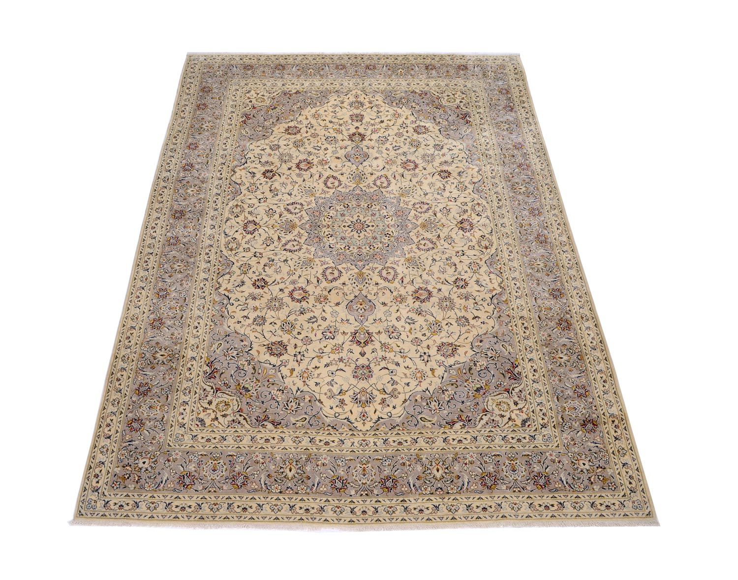 Alfombra persa - Keshan - 351 x 253 cm - beige