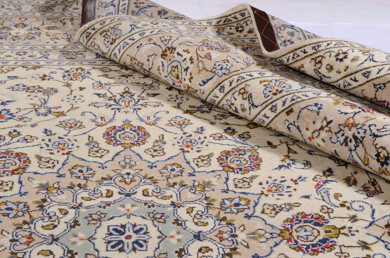 Alfombra persa - Keshan - 350 x 248 cm - beige