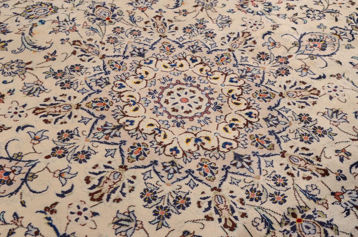 Alfombra persa - Keshan - 338 x 240 cm - beige