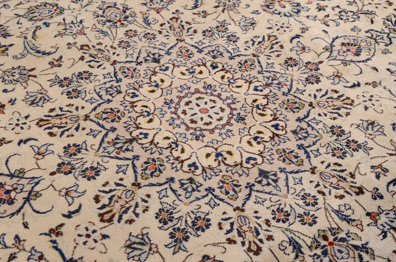 Alfombra persa - Keshan - 338 x 240 cm - beige