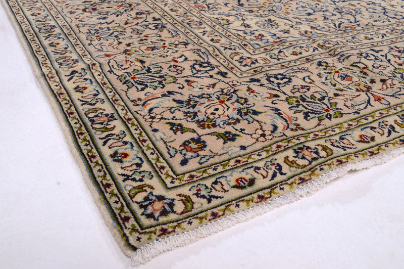Alfombra persa - Keshan - 338 x 240 cm - beige
