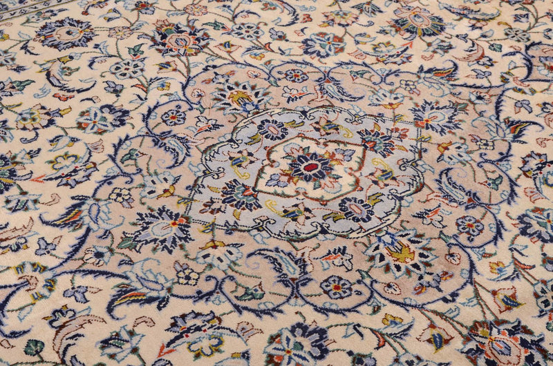 Alfombra persa - Keshan - 362 x 252 cm - beige