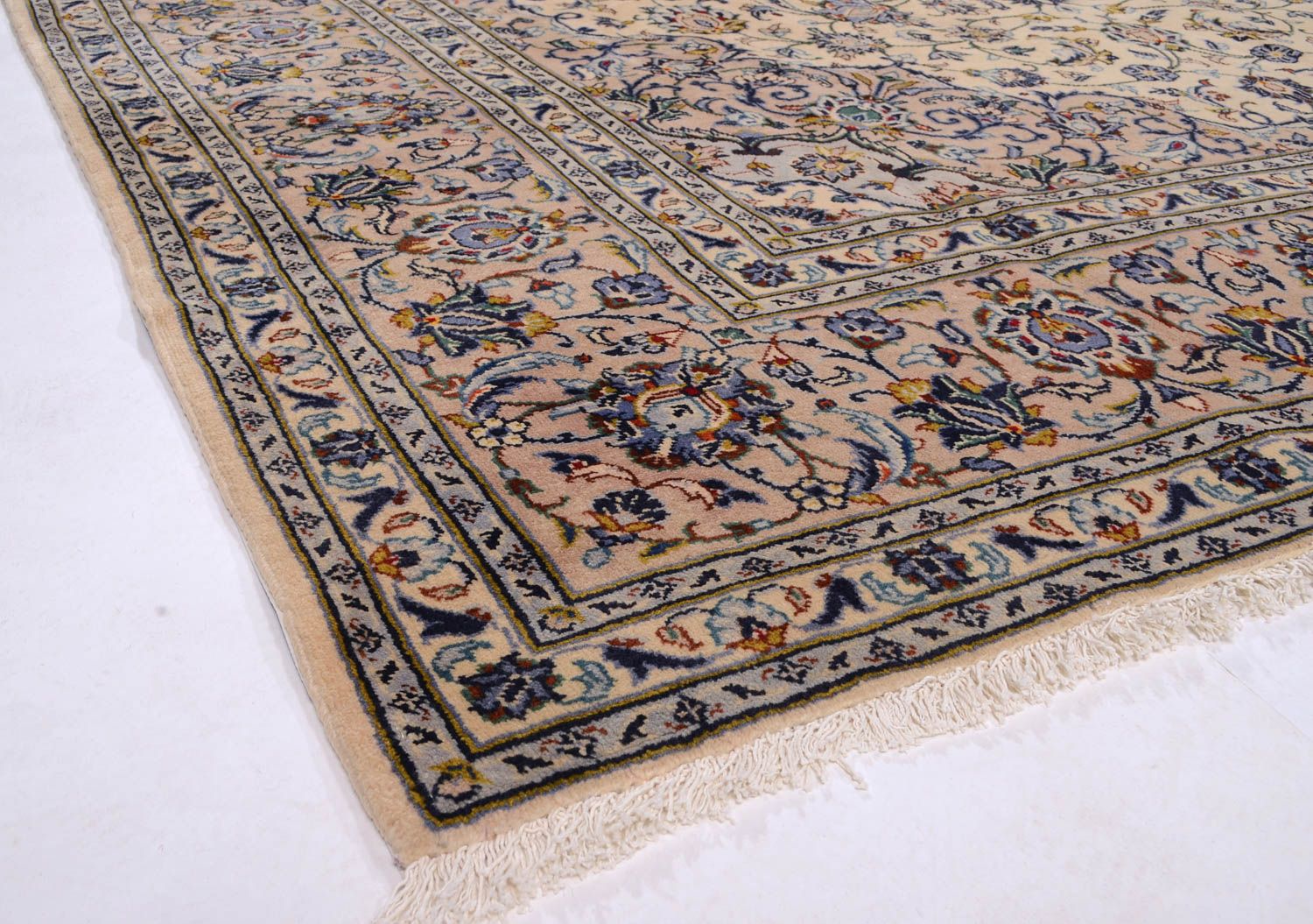 Alfombra persa - Keshan - 362 x 252 cm - beige