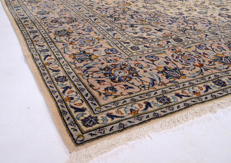 Alfombra persa - Keshan - 362 x 252 cm - beige