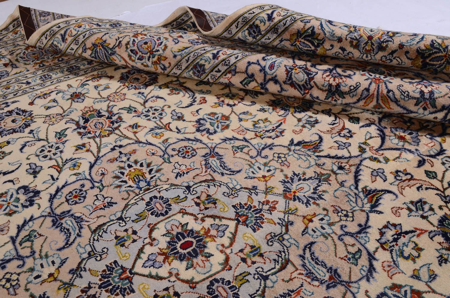 Alfombra persa - Keshan - 362 x 252 cm - beige