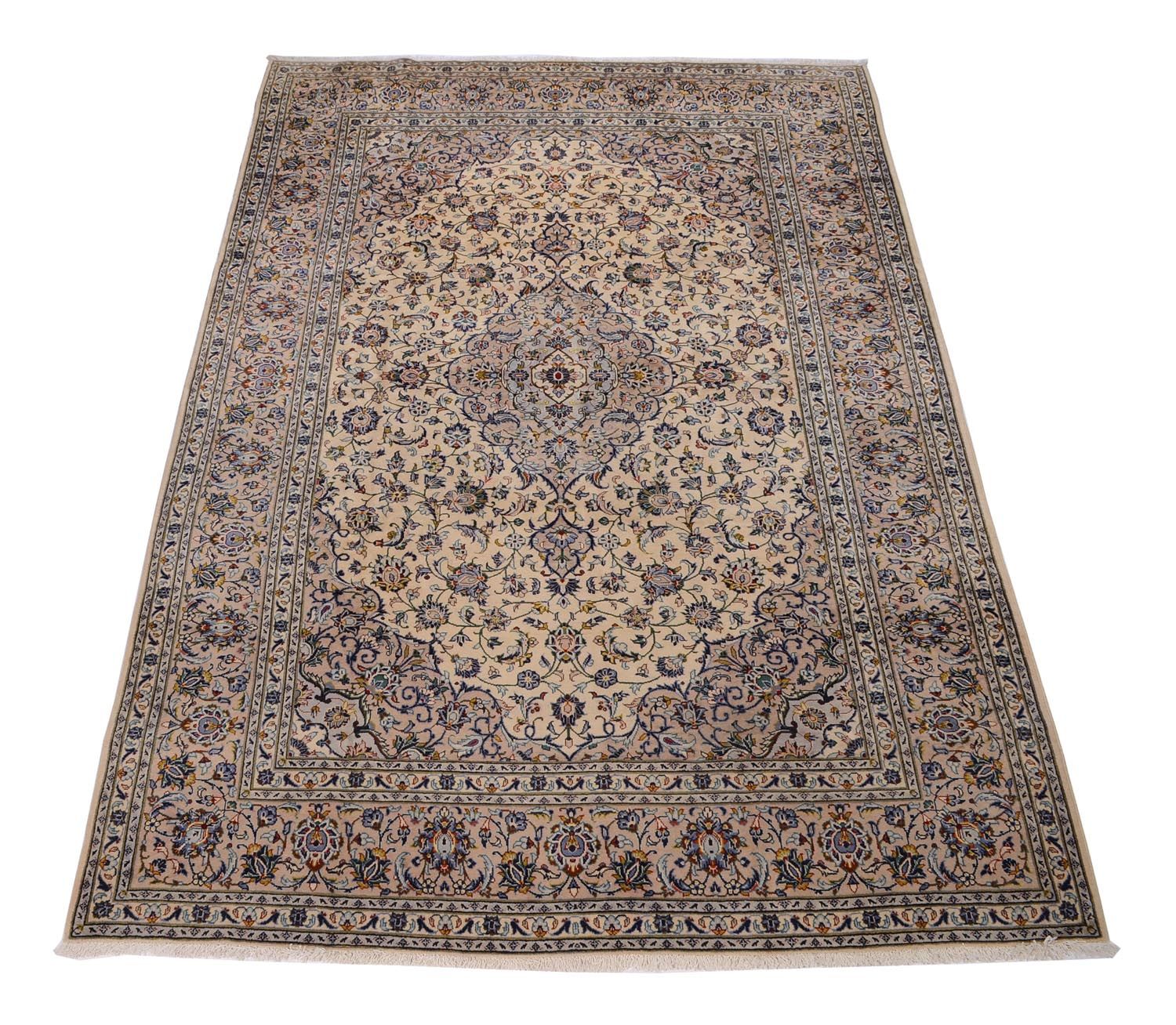Alfombra persa - Keshan - 362 x 252 cm - beige