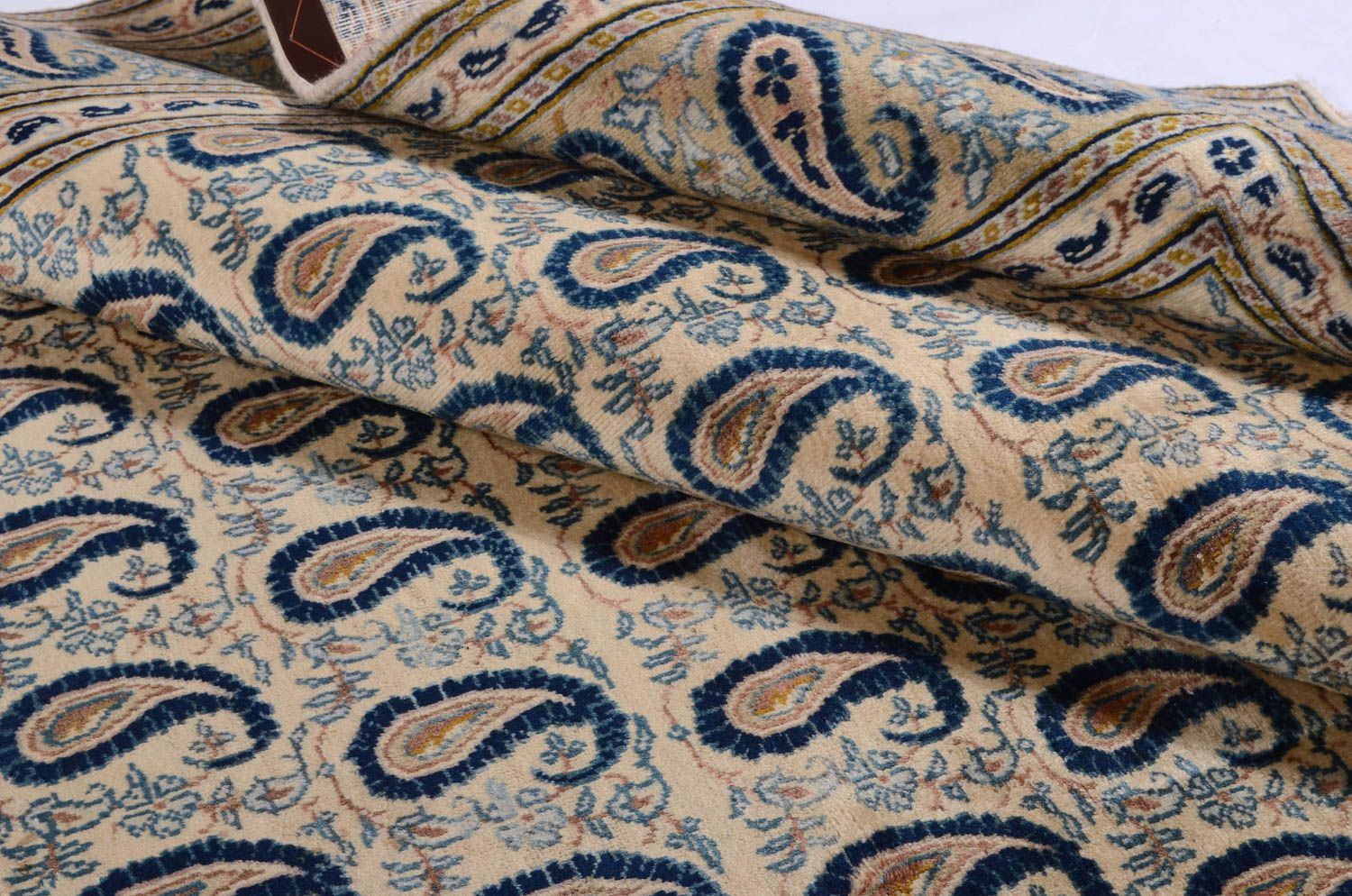 Alfombra persa - Keshan - 366 x 268 cm - beige