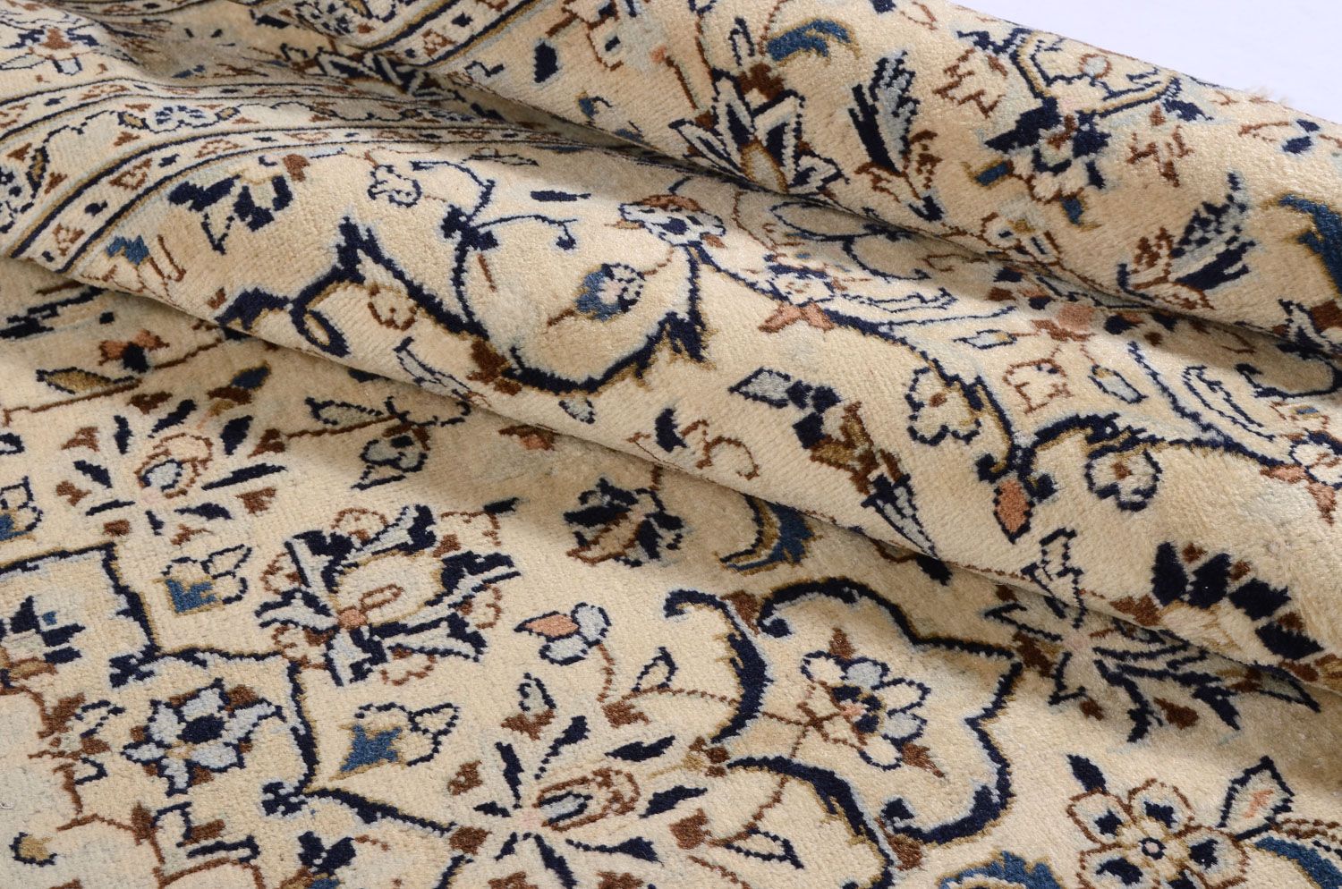 Alfombra persa - Keshan - 343 x 242 cm - beige