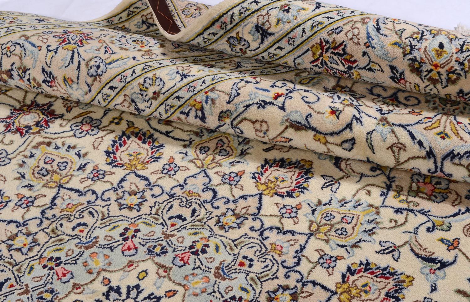 Alfombra persa - Keshan - 361 x 247 cm - beige