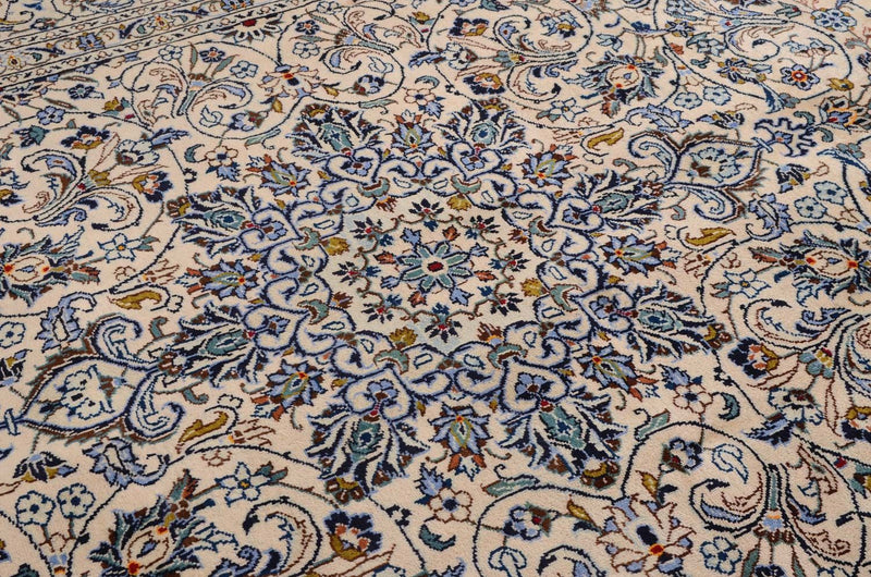 Alfombra persa - Keshan - 323 x 231 cm - beige