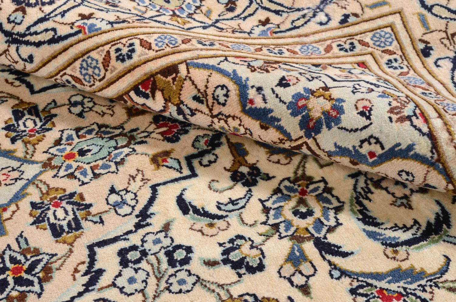 Alfombra persa - Keshan - 314 x 192 cm - beige