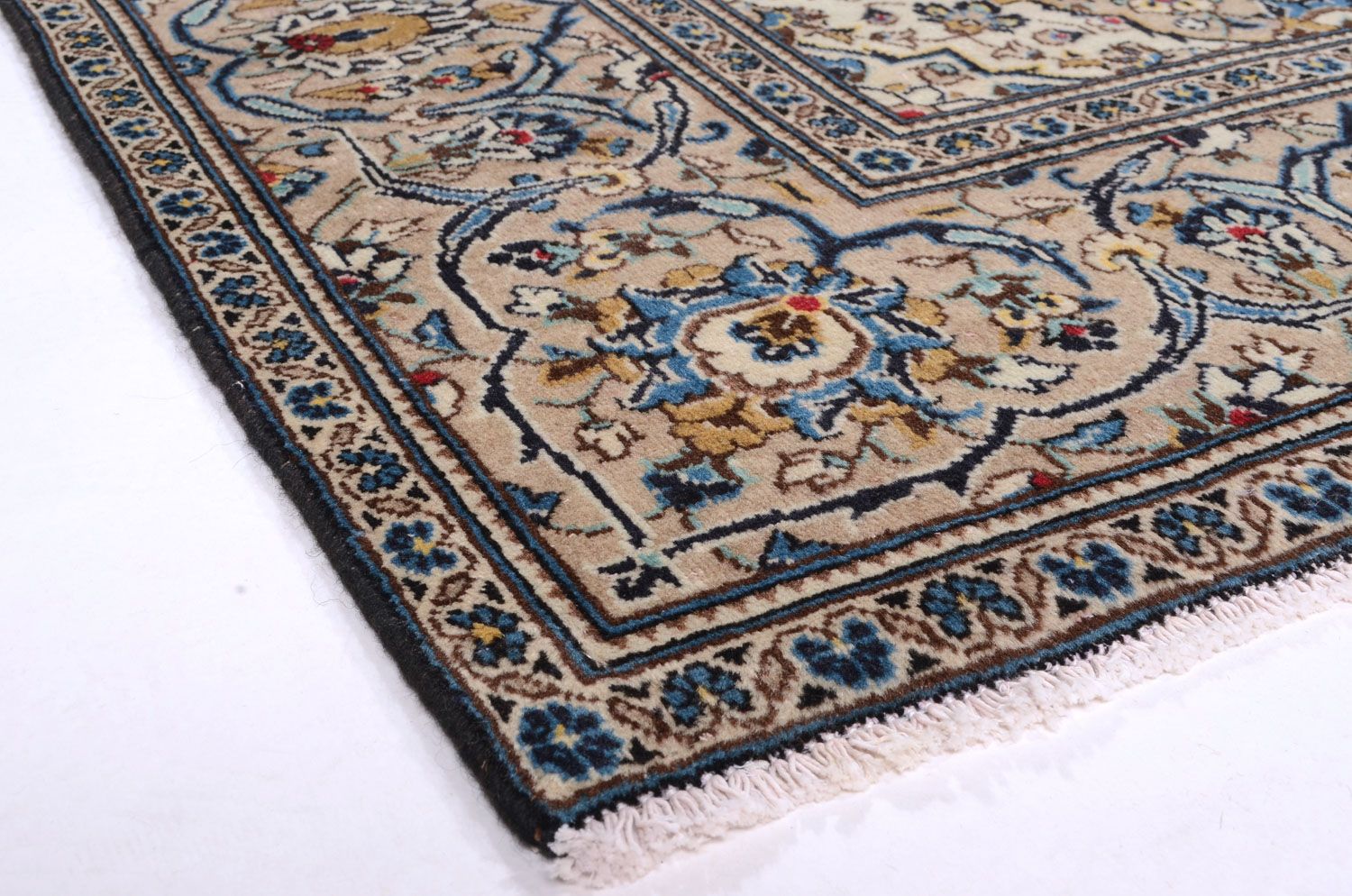 Alfombra persa - Keshan - 300 x 198 cm - beige