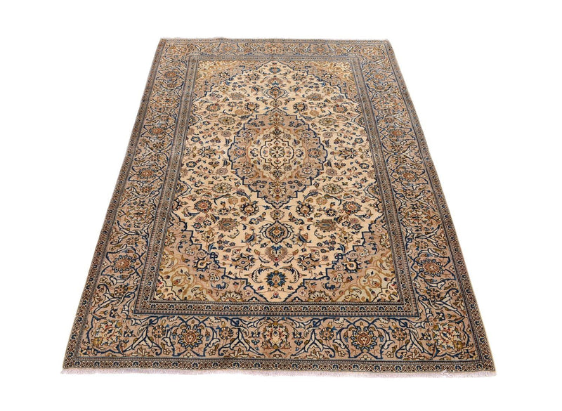 Alfombra persa - Keshan - 305 x 198 cm - beige