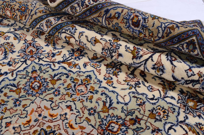 Alfombra persa - Keshan - 398 x 300 cm - beige