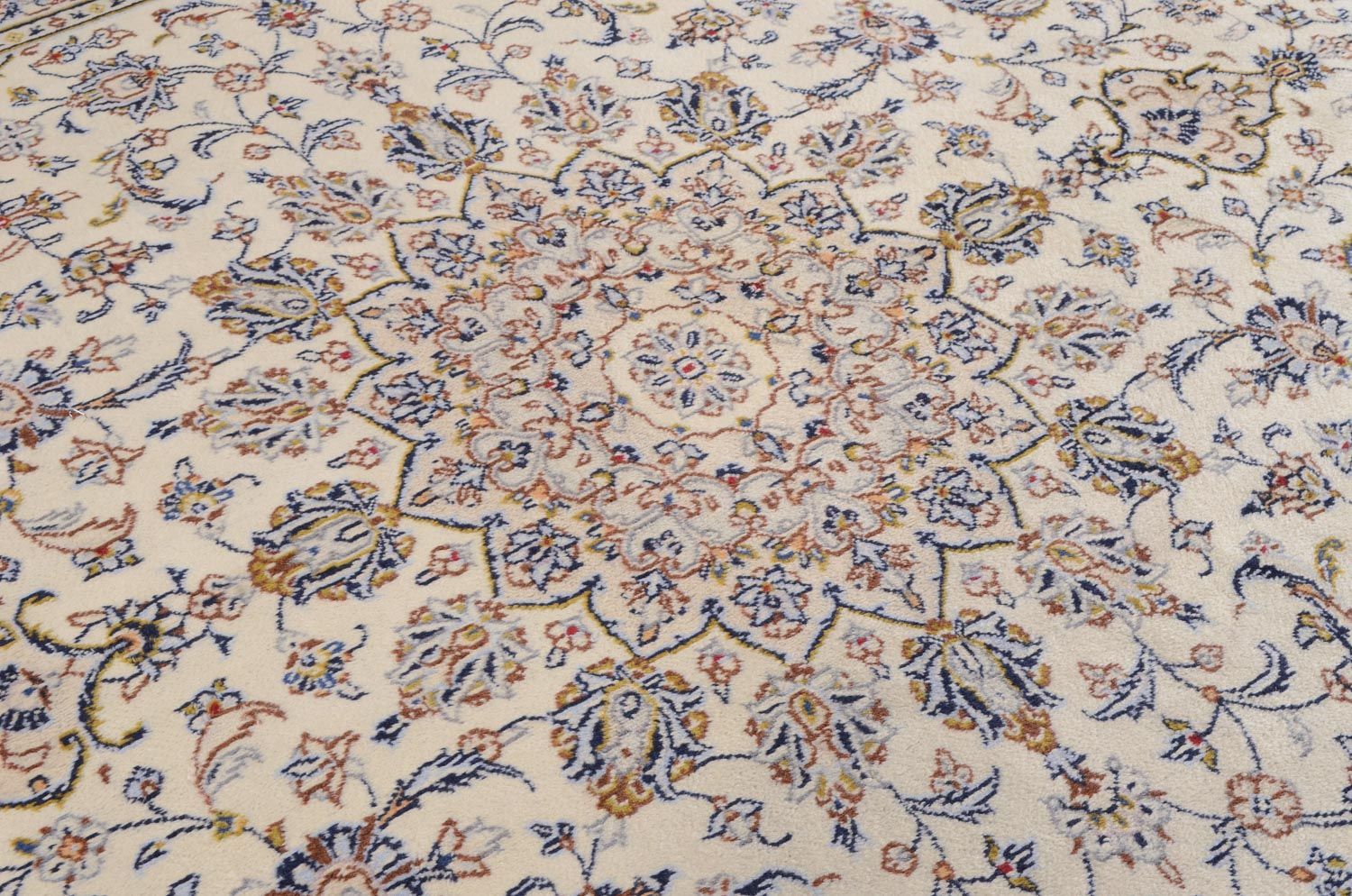 Alfombra persa - Keshan - 344 x 250 cm - beige