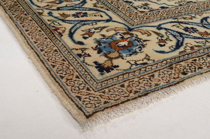 Alfombra persa - Keshan - 302 x 194 cm - beige