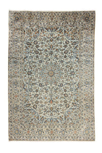 Alfombra persa - Keshan - 363 x 240 cm - verde