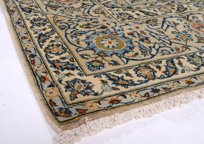Alfombra persa - Keshan - 363 x 240 cm - verde