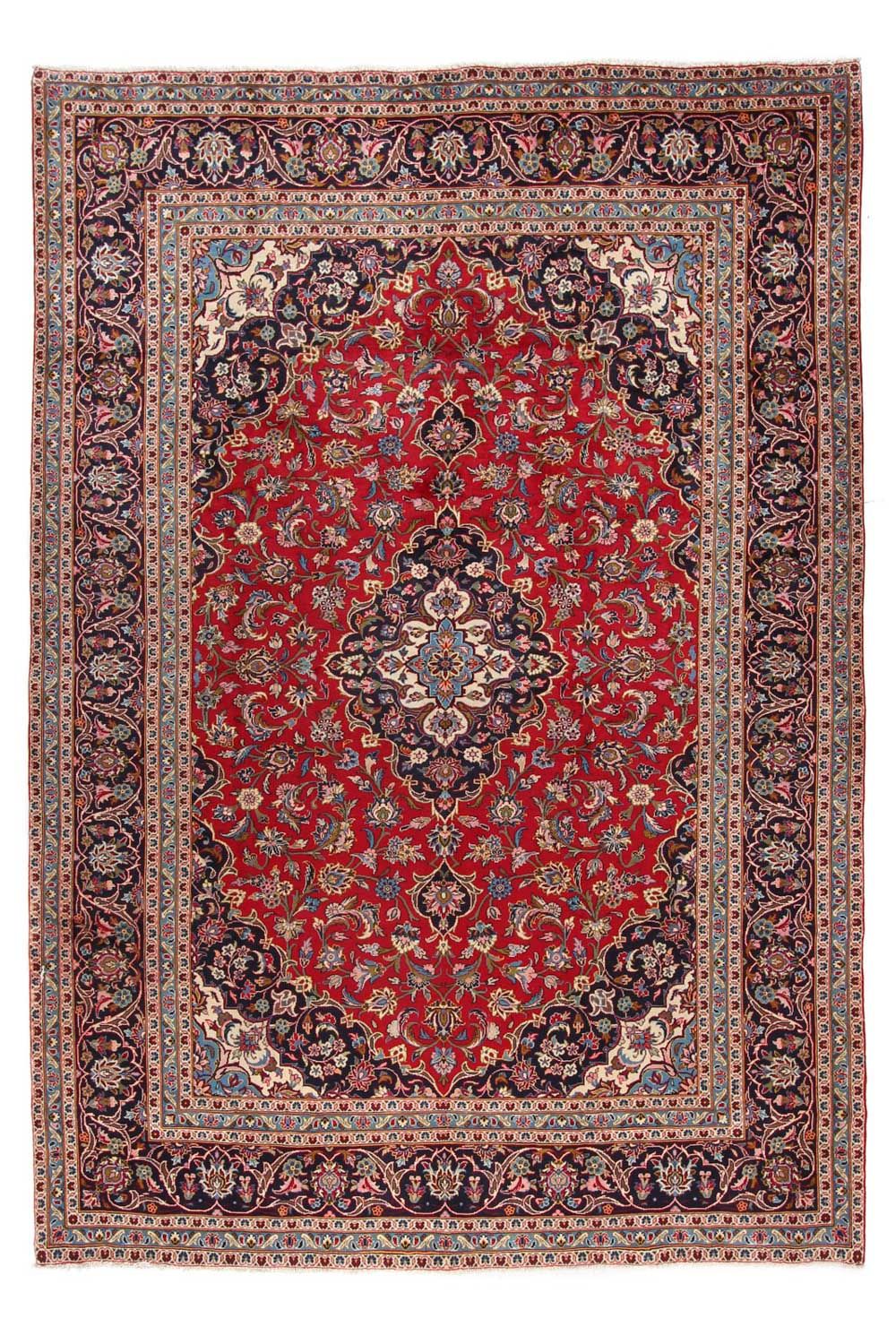 Alfombra persa - Keshan - 352 x 245 cm - rojo