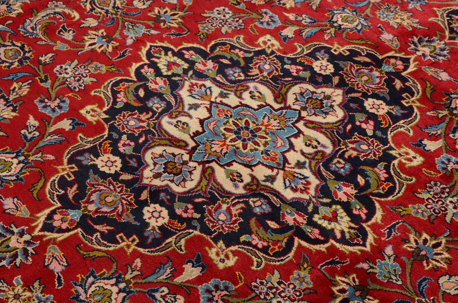 Alfombra persa - Keshan - 352 x 245 cm - rojo