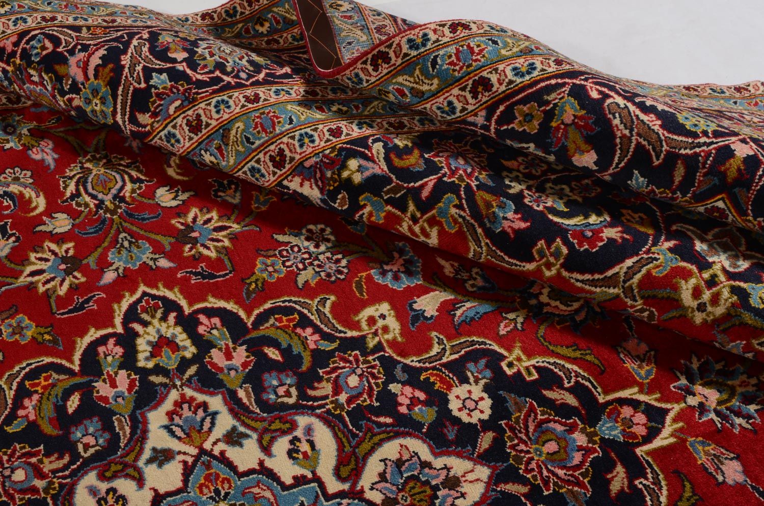 Alfombra persa - Keshan - 352 x 245 cm - rojo