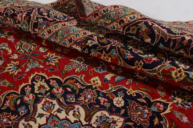 Alfombra persa - Keshan - 352 x 245 cm - rojo