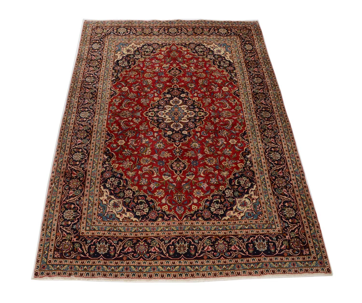 Alfombra persa - Keshan - 352 x 245 cm - rojo