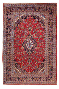 Alfombra persa - Keshan - 360 x 242 cm - rojo