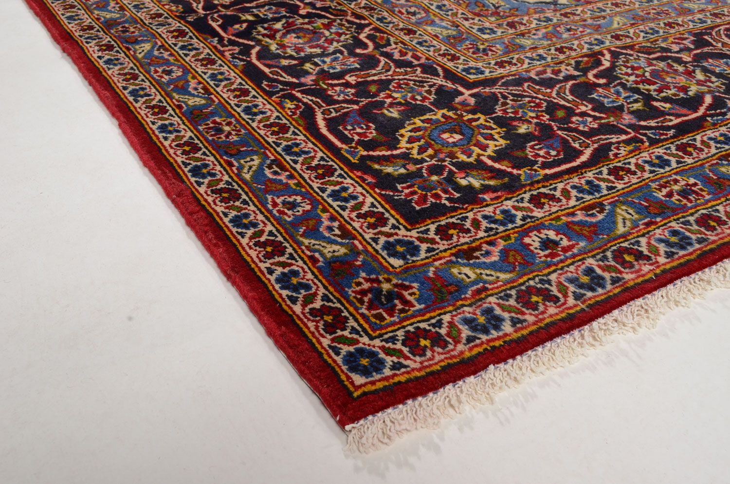 Alfombra persa - Keshan - 360 x 242 cm - rojo