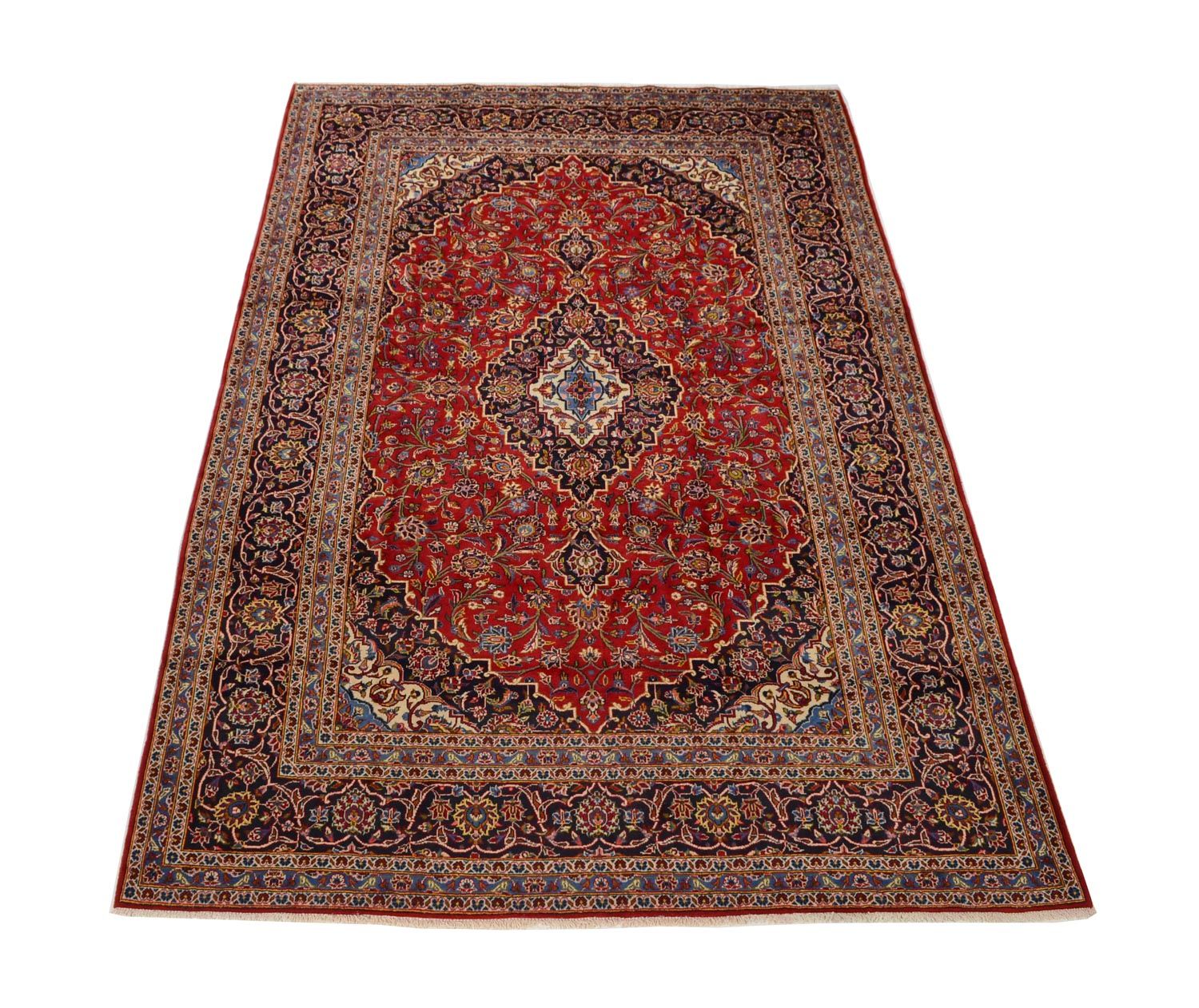 Alfombra persa - Keshan - 360 x 242 cm - rojo