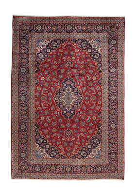 Alfombra persa - Keshan - 353 x 244 cm - rojo