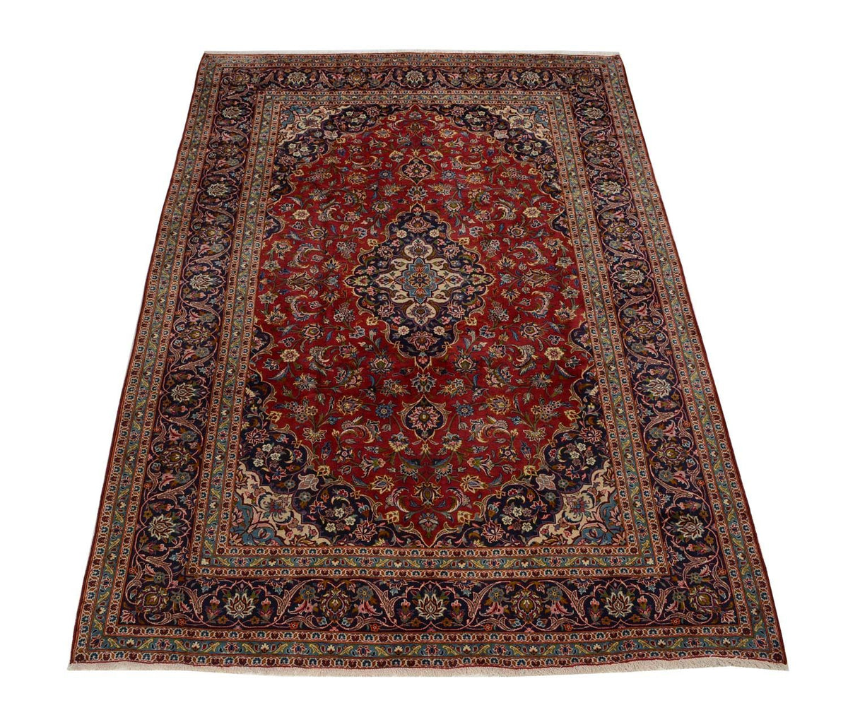 Alfombra persa - Keshan - 353 x 244 cm - rojo