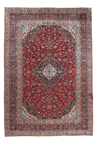 Alfombra persa - Keshan - 357 x 246 cm - rojo