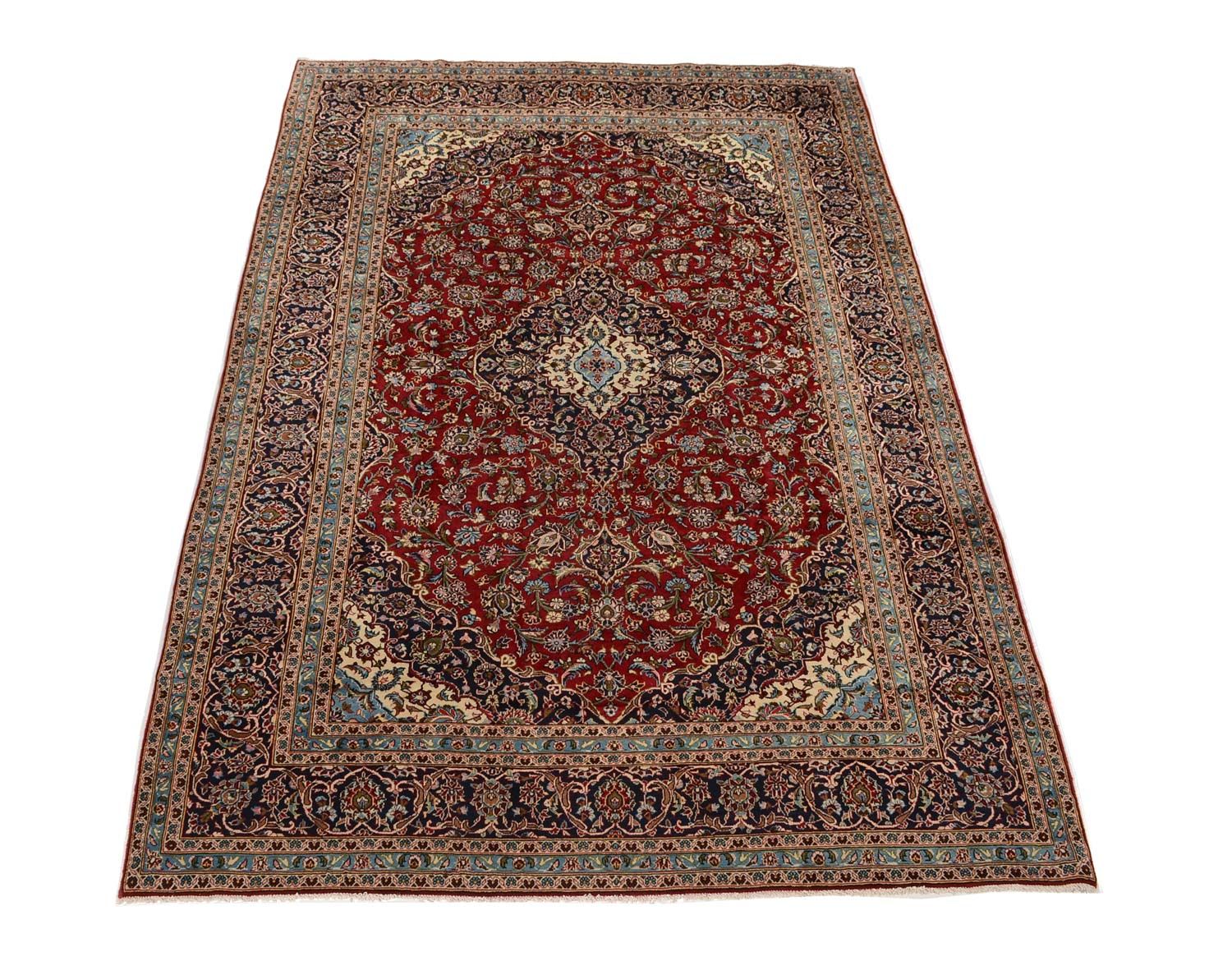 Alfombra persa - Keshan - 357 x 246 cm - rojo