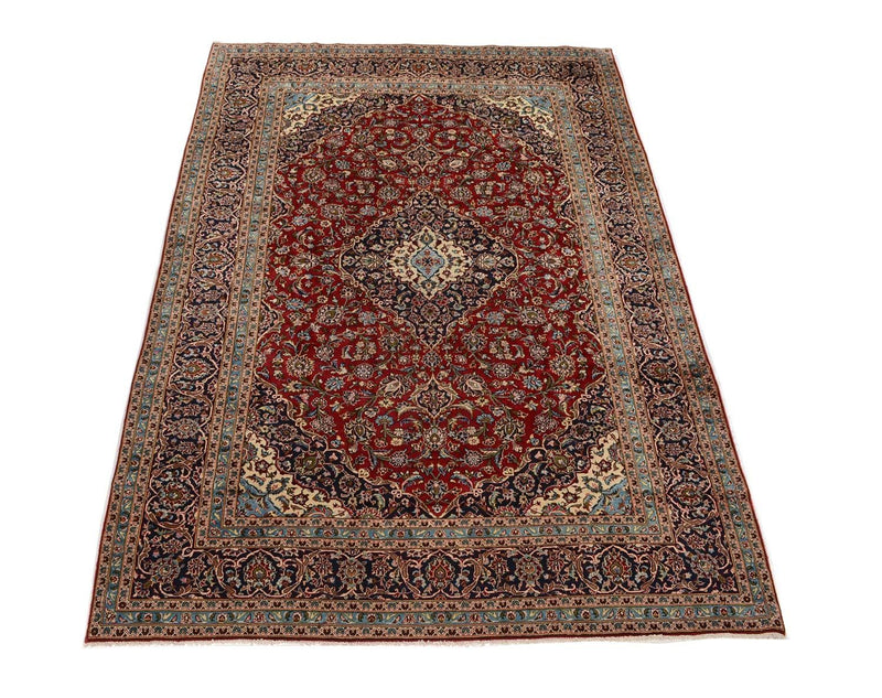Alfombra persa - Keshan - 357 x 246 cm - rojo