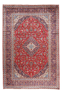 Alfombra persa - Keshan - 366 x 244 cm - rojo