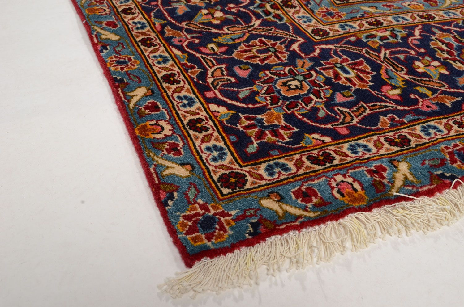 Alfombra persa - Keshan - 358 x 240 cm - rojo