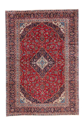Alfombra persa - Keshan - 345 x 237 cm - rojo
