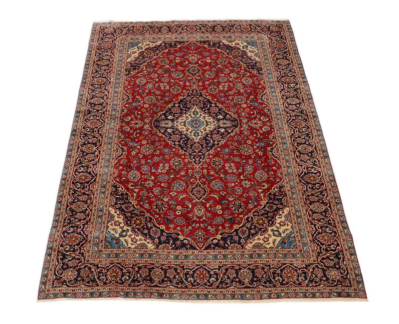 Alfombra persa - Keshan - 345 x 237 cm - rojo