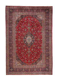 Alfombra persa - Keshan - 359 x 242 cm - rojo