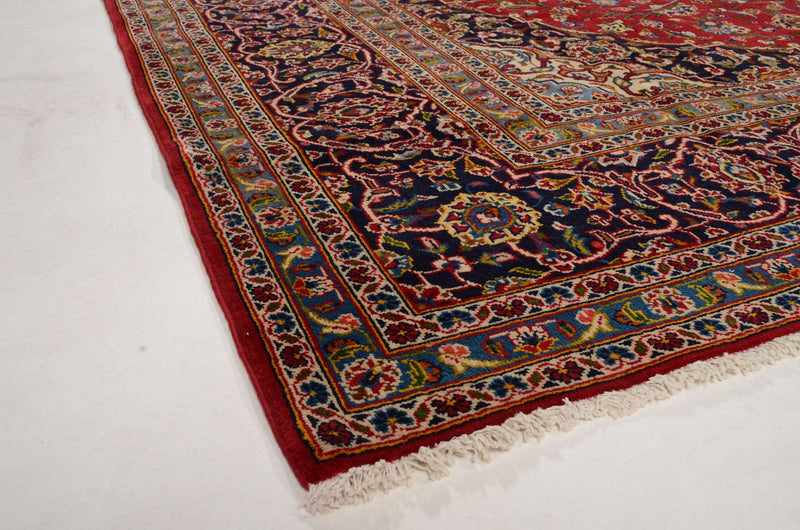 Alfombra persa - Keshan - 359 x 242 cm - rojo