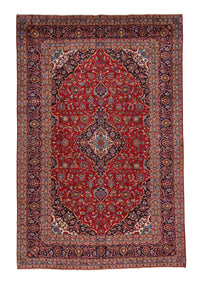 Alfombra persa - Keshan - 380 x 254 cm - rojo