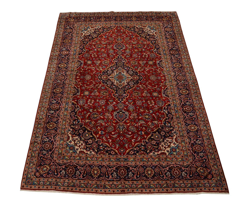 Alfombra persa - Keshan - 380 x 254 cm - rojo